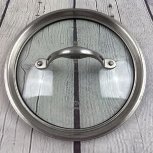 Calphalon Replacement Glass‎ Stainless Steel Lid for Pot Pan 7.5" Inner Rim